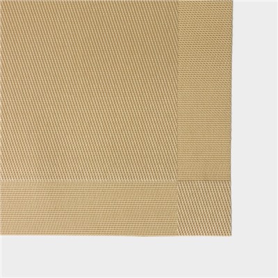 Салфетки сервировочные на стол Доляна «Шахматы», 45×30 см, 4 шт., карамельные