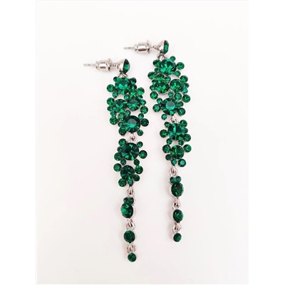 Серьги с чешскими кристаллами