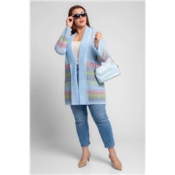 Кардиган М 2860/ голубой микс