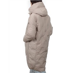 302 BEIGE Пальто зимнее стеганое женское (200 гр. холлофайбер)