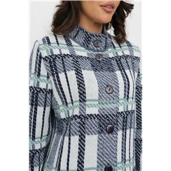 Кардиган В 1579/сине-мятный