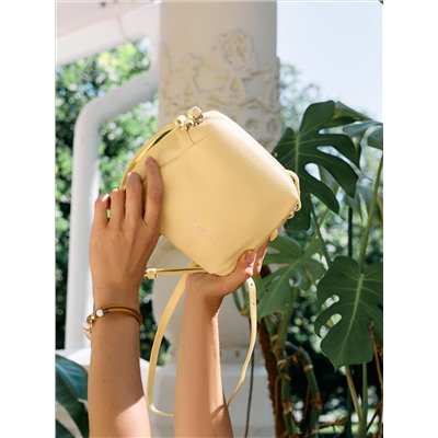 Женская кожаная сумка Richet 2848LN 895 Желтый