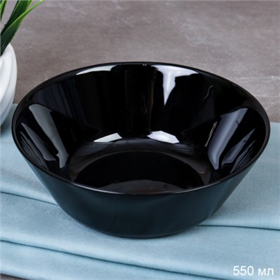 Тарелка глубокая суповая 550 мл 155 мм Евро Черная / BNNW60T(BLACK) /уп 6/48/ 708439