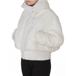 H24-033 WHITE Куртка пуховая зимняя женская (пух)