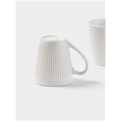 Набор кружек Magistro Edne, 300 мл, 2 шт., фарфор, белый