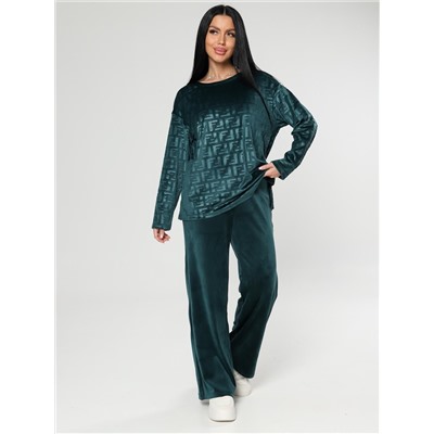 Чарлот-Жаккард - костюм изумруд