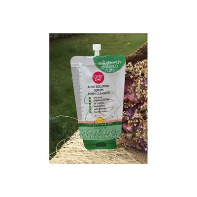 Очищающая пенка-сыворотка против акне от Cathy Doll, Acne Solution Serum + Foam Cleanser, 12 мл