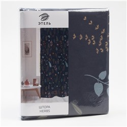 Штора "Этель" Herbs, 145*260 см, 100% п/э, блэкаут