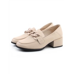 06-M27-35 BEIGE Туфли женские (натуральная кожа)
