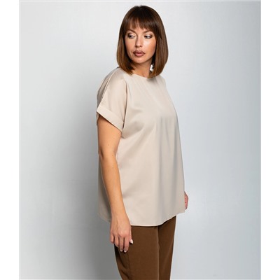 Блуза #ОКТ035001-1, бежевый