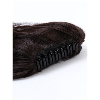 Хвост накладной, волнистый волос, на крабе, 40(±5) см, 150 г, каштановый(#HTY4 А)