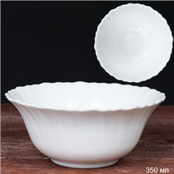 Салатник 350 мл 130 мм Тюльпан белый  NHW50T (WHITE) (уп72)