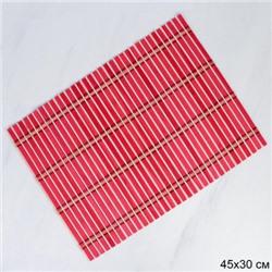 Салфетка для стола Бамбук 30х45 см / BBD42 /уп 28/ розовая   730872