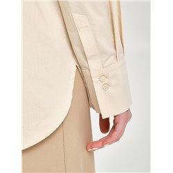 Блузка прямая в цвете экрю