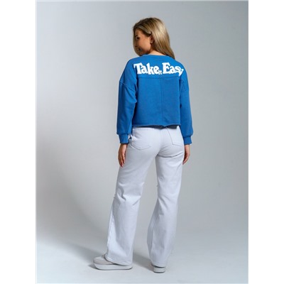 973 Свитшот "Голубой"