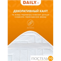 DAILY by T БАМБУК Стеганый Hамат-к 180х200,1пр;микрофибра/бамбук/полиэф.вол