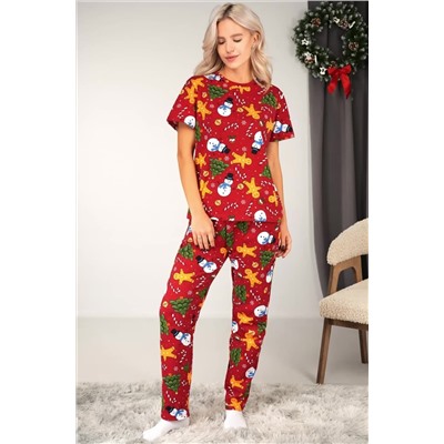Женская новогодняя пижама Happyfox