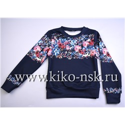 2356 Свитшот Love Alice Синий/120