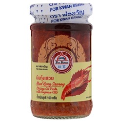 Паста из креветочного масла с соевым маслом Por Kwan, 100 гр