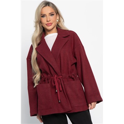 Пальто-пиджак (бордо) Б15083-7М