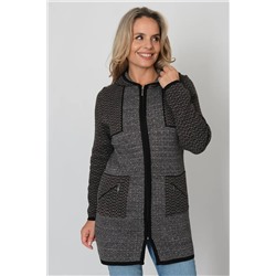 Кардиган С 2063/кофейный микс