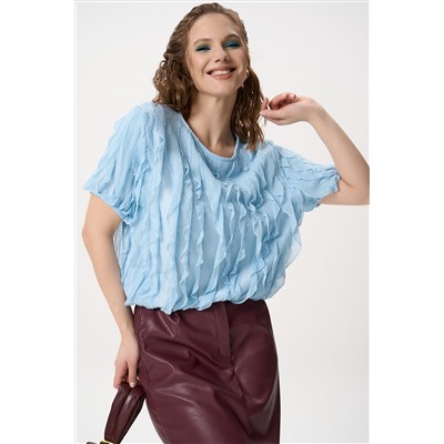Блузка Лили (голубой)