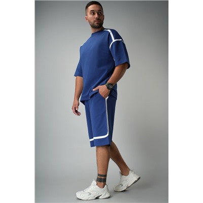 Мужской костюм оверсайз из футера двухнитки Happyfox