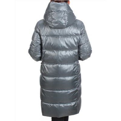 YM 2119 GRAY/BLUE Куртка зимняя женская MAYYIYA (200 гр. холлофайбера)