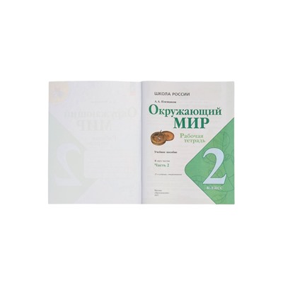 Рабочая тетрадь «Окружающий мир» 2 класс, 2 часть, Плешаков А.А., 2025