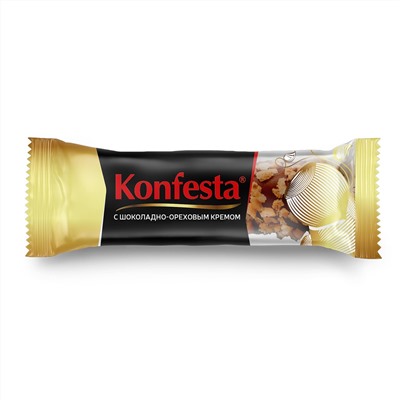 Конфеты KONFESTA глазированные с шоколадно-ореховой начинкой 500 гр