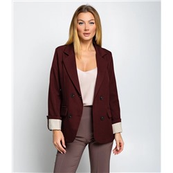Пиджак #КТ8999, тёмно-бордовый