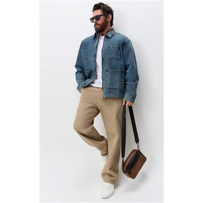 Куртка джинс F611-1260 d.blue