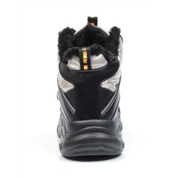 8526-3 BLACK Ботинки женские зимние (искусственные материалы)
