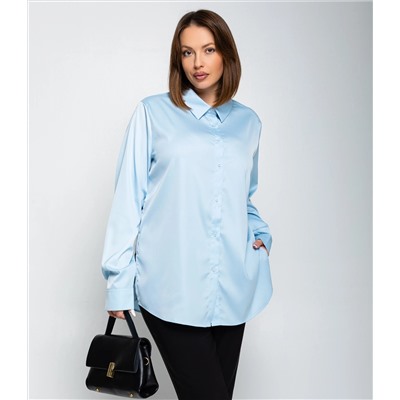 Рубашка #ОКТ085005, голубой