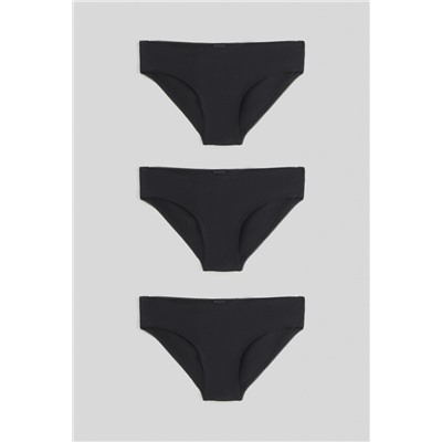 Трусы женские 3шт. Micky черный Infinity Lingerie