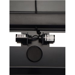 Аквариум «Прямоугольный» с крышкой, 75 литров, 69×29×37 см, чёрный