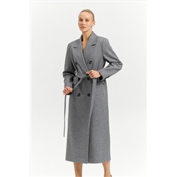 Пальто женское демисезонное 26326 (пепельный/ёлочка)