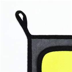 Полотенце для животных супервпитывающее, малое, 30×30 см, жёлтое