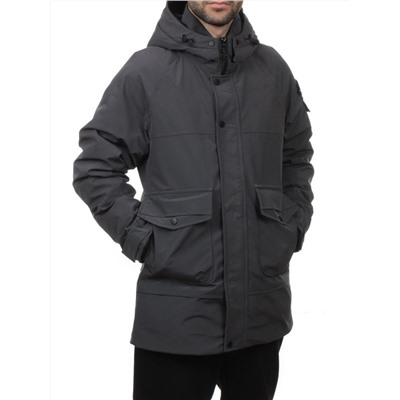 8897 DK. GRAY Куртка мужская зимняя облегченная (130 гр. холлофайбер)