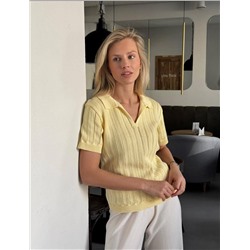 Футболка-поло (вязаный трикотаж)