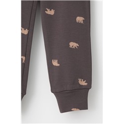 Пижама коричневый, медведи Crockid