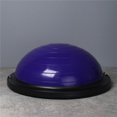 Полусфера балансировочная BOSU 46см Woohooo Drops эспандер, насос/ фиолетовый / B46Dr-V/ уп5