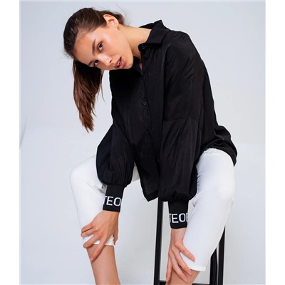 Рубашка #КТ20510, чёрный