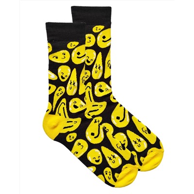 Носки р.40-45 Yellow Smile