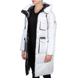 2187 WHITE Куртка зимняя женская AIKESDFRS (200 гр. холлофайбера)