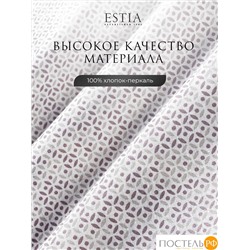 Estia АНСАРИ Простыня на резинке 160х200х30, 1 пр, хл.