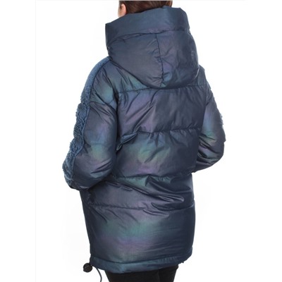 M - 2183 DARK BLUE Куртка зимняя женская MEAJIATEER (200 гр. био-пух)
