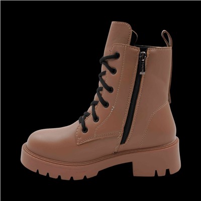 Ботинки на меху 24-2Z коричневые