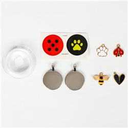 Украшения для девочек своими руками «Создай Украшения. Леди божья коровка», набор бусин для творчества, 5+