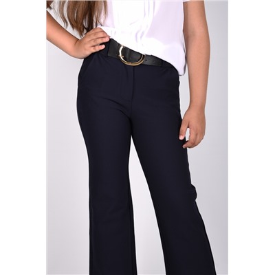 21018 Брюки школьные "Кюлоты" Синий/23(146)